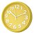 Relógio Parede Redondo Amarelo Wincy PDA02056 - Imagem 1