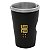 Copo Caldereta Térmico De Plastico Preto C/ Aluminio Double Black Ass. Dourada 300ml Black Erva - Imagem 3