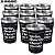 Kit 20 Copos Cuia Térmico de Alumínio 300ml Preto Frase Nosso Tereré - Imagem 1