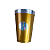 Copo Caldereta Térmico De Plastico Gold C/ Aluminio 300ml Black Erva - Imagem 7