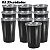 Kit 20 Copos Cuia Térmico de Alumínio 300ml Preto Liso Nosso Tereré - Imagem 1