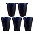 Kit 5 Copos de Tereré Alumínio Preto 350ml Nosso Tereré - Imagem 1