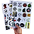 Kit com 3 Cartelas de Adesivos Vinilicos Nosso Tereré (65 Adesivos) - Imagem 2