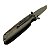 Canivete Grande Metal Aço Inox Semiautomático - Imagem 5