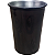 Copo de Tereré Alumínio Pintura Madeira Marrom Escuro 350ml Nosso Tereré - Imagem 1