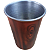 Copo de Tereré Alumínio Pintura Madeira Marrom Claro 350ml Nosso Tereré - Imagem 4