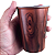Copo de Tereré Alumínio Pintura Madeira Marrom Claro 350ml Nosso Tereré - Imagem 2