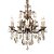 Lustre Passy Bronze e Conhaque e Transp (d)65cm 12x E14 - Imagem 1