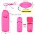 Kit Vibrador Bullet Multi Velocidades Estimulador de Clitóris Rosa - Sexy Import - Imagem 3