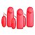 Kit Vibrador Bullet Multi Velocidades Estimulador de Clitóris Vermelho - Sexy Import - Imagem 4