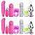 Kit Importados Egg + Ponto G Aveludado + Anel + Plug P + Capa Peniana + Bullet - Imagem 1