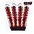 Kit Vibrador Personal Vermelho com Capa Texturizada - Importado - Imagem 4