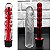 Kit Vibrador Personal Vermelho com Capa Texturizada - Importado - Imagem 2