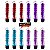 Kit Vibrador Personal Azul Rosa Vermelho e Roxo com Capa Texturizada - Importado - Imagem 4