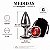 Plug Anal Tamanho G Avançado Inox Pedra Joia Excita Estimula Dilata - Sexy Import - Imagem 3