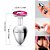 Vibrador Ponto G + Plug Anal Joia Aço P + Vibrador Bullet Estimulador de Clitóris - Imagem 4