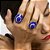 ANEL OVAL ESMALTADO LÁPIS-LAZÚLI - Imagem 2