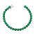 PULSEIRA RIVIERA ZIRCONIAS ESMERALDA REDONDAS 5MM - Imagem 1