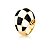 ANEL OVAL ESMALTADO BRANCO E PRETO CURVO SM - Imagem 1