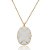 COLAR RELICARIO BIG MOMENTS DOURADO/BRANCO SJ - Imagem 1