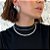 CHOKER DE PLAQUINHAS COM PONTOS DE LUZ OURO PP - Imagem 2