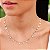 COLAR COM ZIRCONIAS PENDURADAS PP - Imagem 3
