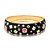 BRACELETE ESMALTADO PRETO MOSAICO SM - Imagem 1