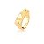 ANEL SPIKE BANHADO A OURO SM - Imagem 1