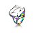 ANEL COM CRISTAL QUADRADO INCOLOR BANHADO A FURTA COR SM - Imagem 1