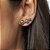 BRINCO EAR CUFF ESFERAS LISAS BANHADO A RÓDIO SM - Imagem 2