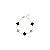 PULSEIRA TREVO ONIX E TREVO CRAVEJADO PP - Imagem 1