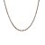 COLAR DE RIVIERA 4 GARRAS 42CM 3MM BANHO OURO PP - Imagem 1