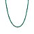 COLAR RIVIERA 4 GARRAS 3MM ESMERALDA 42CM PP - Imagem 1