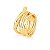 ANEL TASSIA BAN. OURO SM - Imagem 1