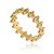 ANEL TREVO COM ZIRCONIA - Imagem 1