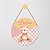 Placa maternidade Ursinha rosa personalizável - Imagem 1