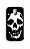Capa para Celular Skull Face Galaxy S4/S5 Iphone S4 - Nerd e Geek - Presentes Criativos - Imagem 2