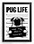 Quadro Decorativo A3 (45x33) Pug Life - Imagem 1