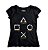 Camiseta Feminina Controle Play - Video Game - Nerd e Geek - Presentes Criativos - Imagem 1