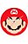 Relógio de Parede Mario Bros Face - Nerd e Geek - Presentes Criativos - Imagem 1