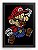 Quadro Decorativo A4 (33X24) Super Mario - Nerd e Geek - Presentes Criativos - Imagem 1