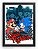 Quadro Decorativo A3 (45X33) Mario vs Sonic Street Fighters - Nerd e Geek - Presentes Criativos - Imagem 1