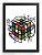 Quadro Decorativo A4 (33X24) Cubo Mágico - Nerd e Geek - Presentes Criativos - Imagem 1