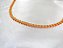 Choker Bolinha Laranja Neon - Imagem 2