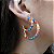Argola Resina Rainbow - Imagem 6