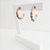 Argola Resina Rainbow - Imagem 2