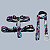Kit Peitoral H e Guia de Passeio Colorful Roxo para Cães e Gatos - Madiba Pet - Imagem 1