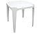 Mesa Quadrada Plástica Martinique - Imagem 1