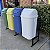 Conjunto de 4 Lixeiras Plásticas Coleta Seletiva 60L - Imagem 3