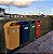 Conjunto de 4 Lixeiras Papeleiras Coleta Seletiva 50L - Imagem 3